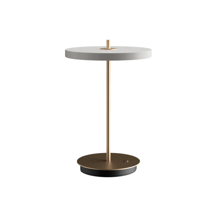 Umage Asteria Move Portable Table Lamp In Nuance Mist And Brass