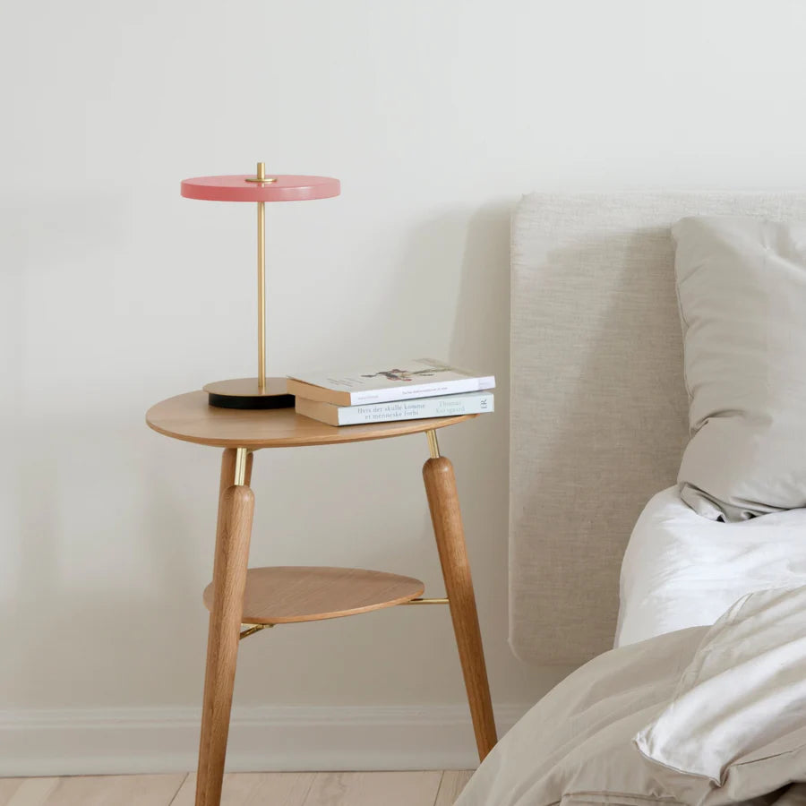 Umage Asteria Move Portable Table Lamp In Nuance Rose And Brass