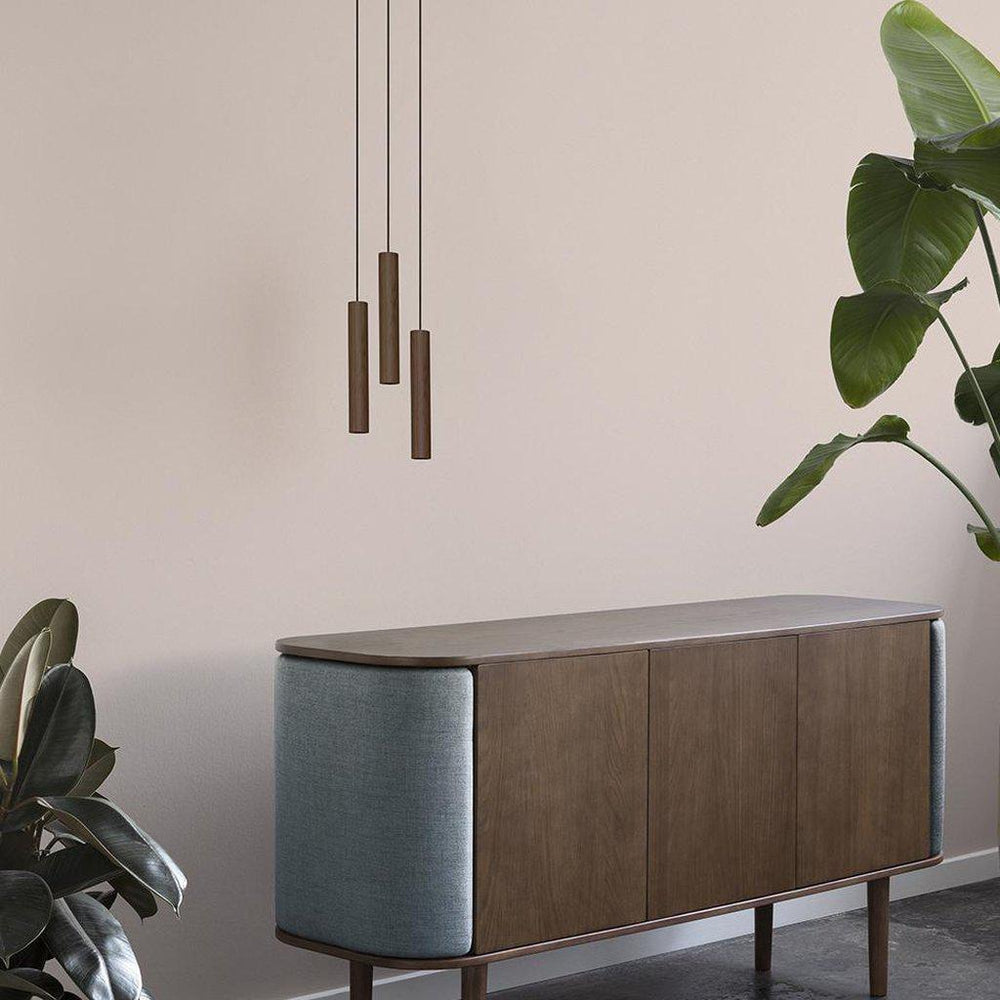 Umage Chimes Cluster 3 LED Pendant Lamp - Dark Oak-Beaumonde