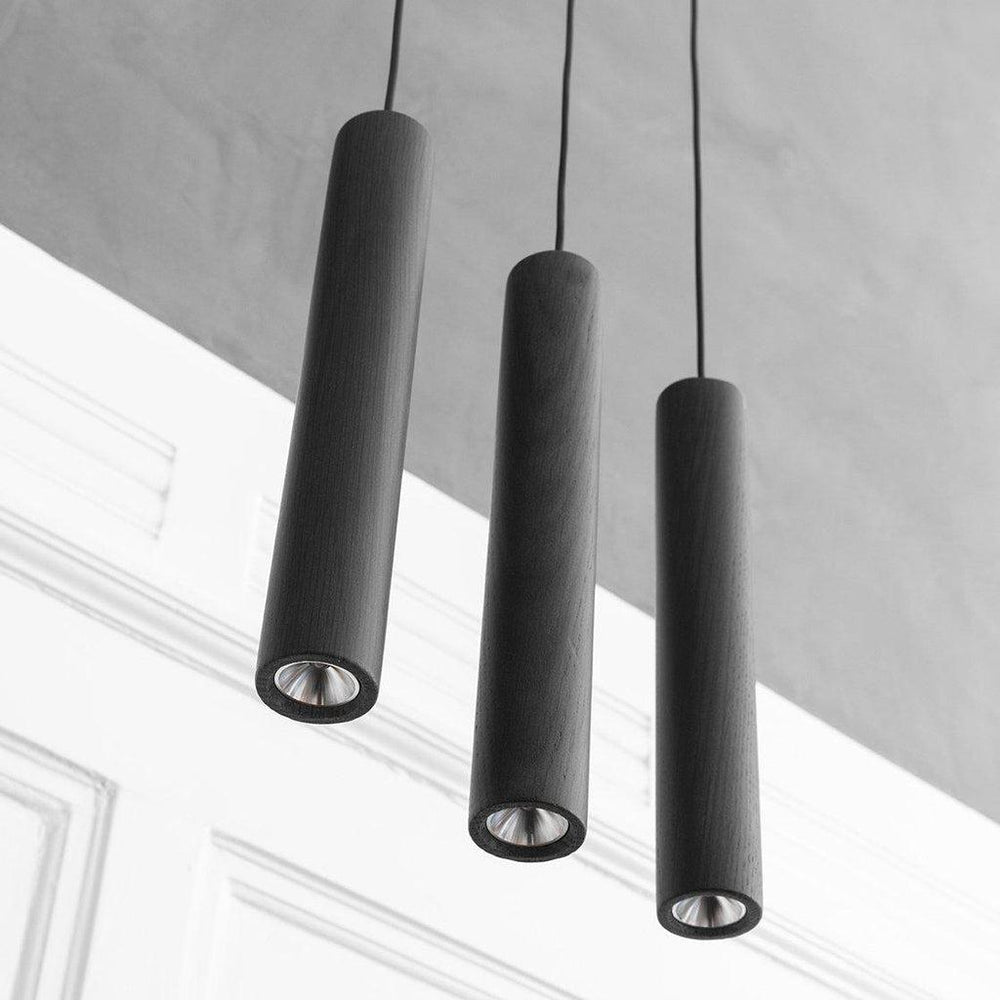 Umage Chimes Cluster 3 LED Pendant Lamp - Oak Black-Beaumonde