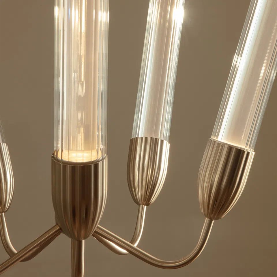 Umage Lemon Squeeze Long Ceiling Lamp In Plated Brass