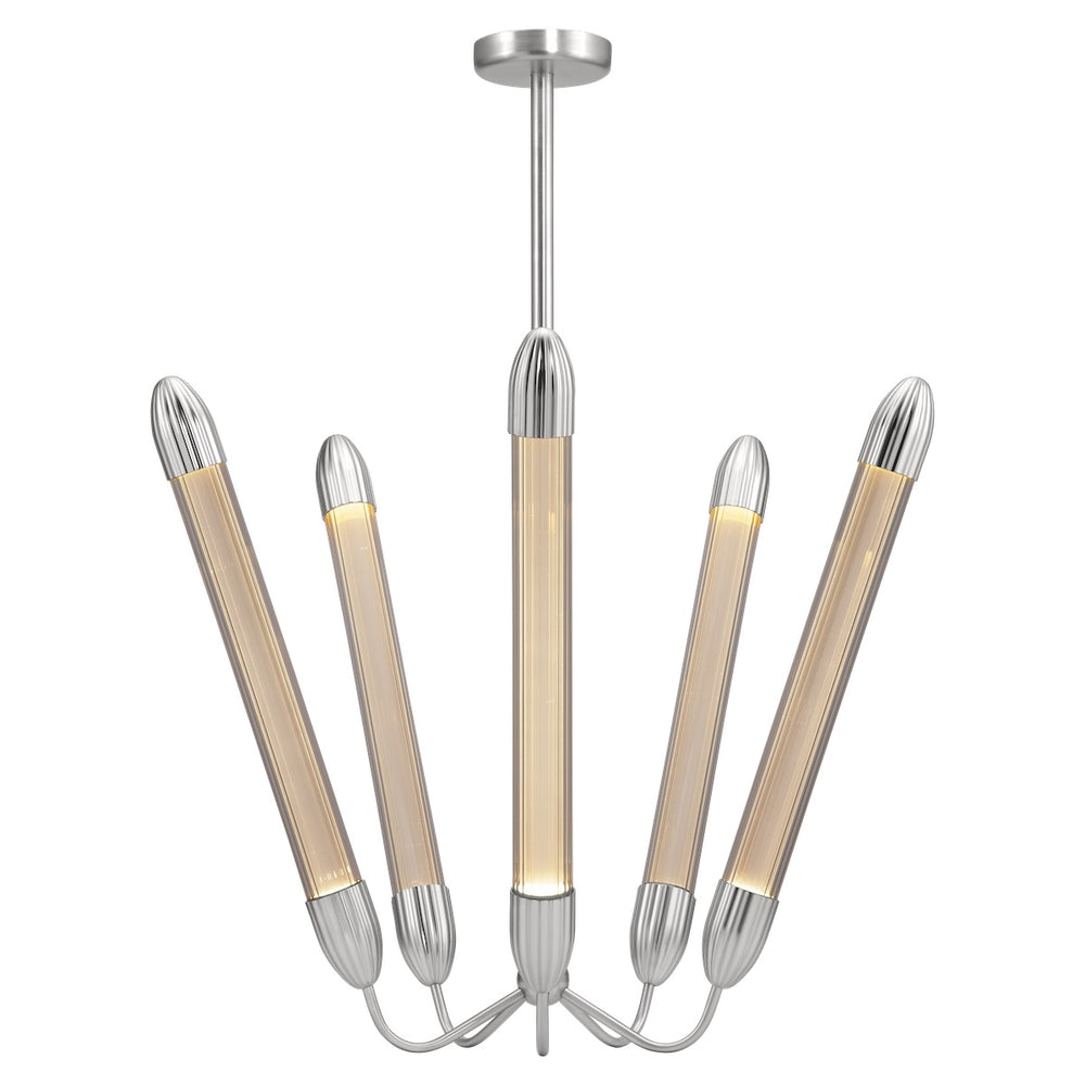 Umage Lemon Squeeze Long Ceiling Lamp In Polished Steel