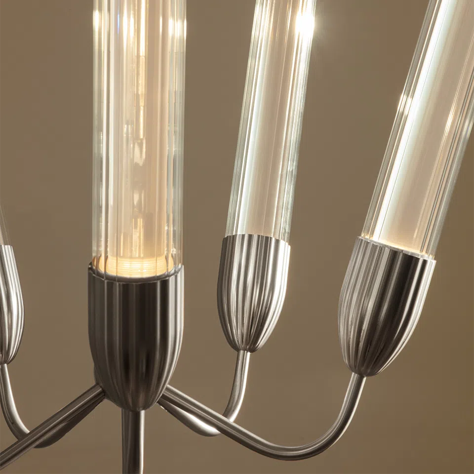 Umage Lemon Squeeze Long Ceiling Lamp In Polished Steel