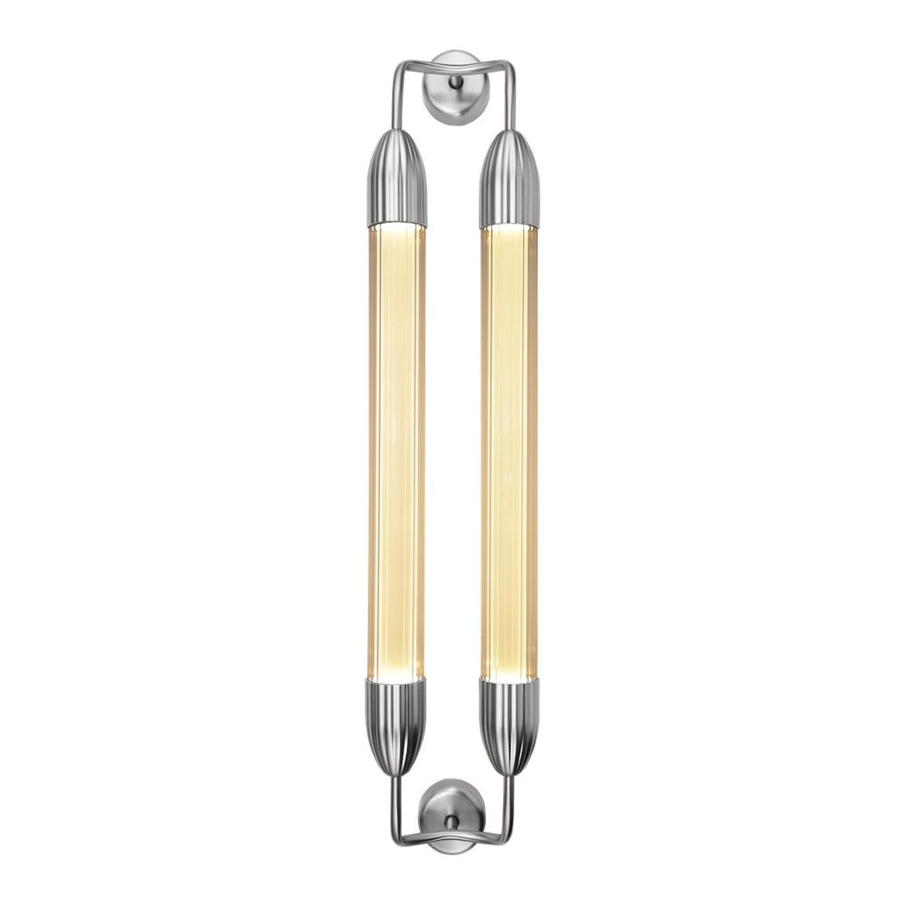Umage Lemon Squeeze Long Double Wall Lamp In Polished Steel