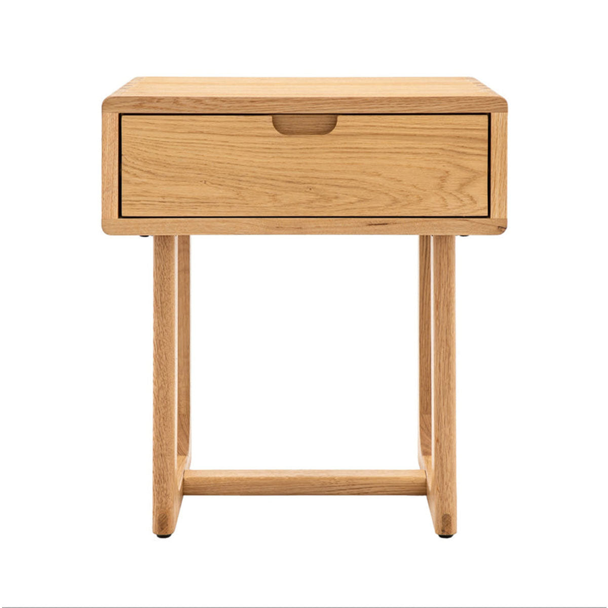 Gallery Direct Craft 1 Drawer Bedside Natural 500x400x550mm