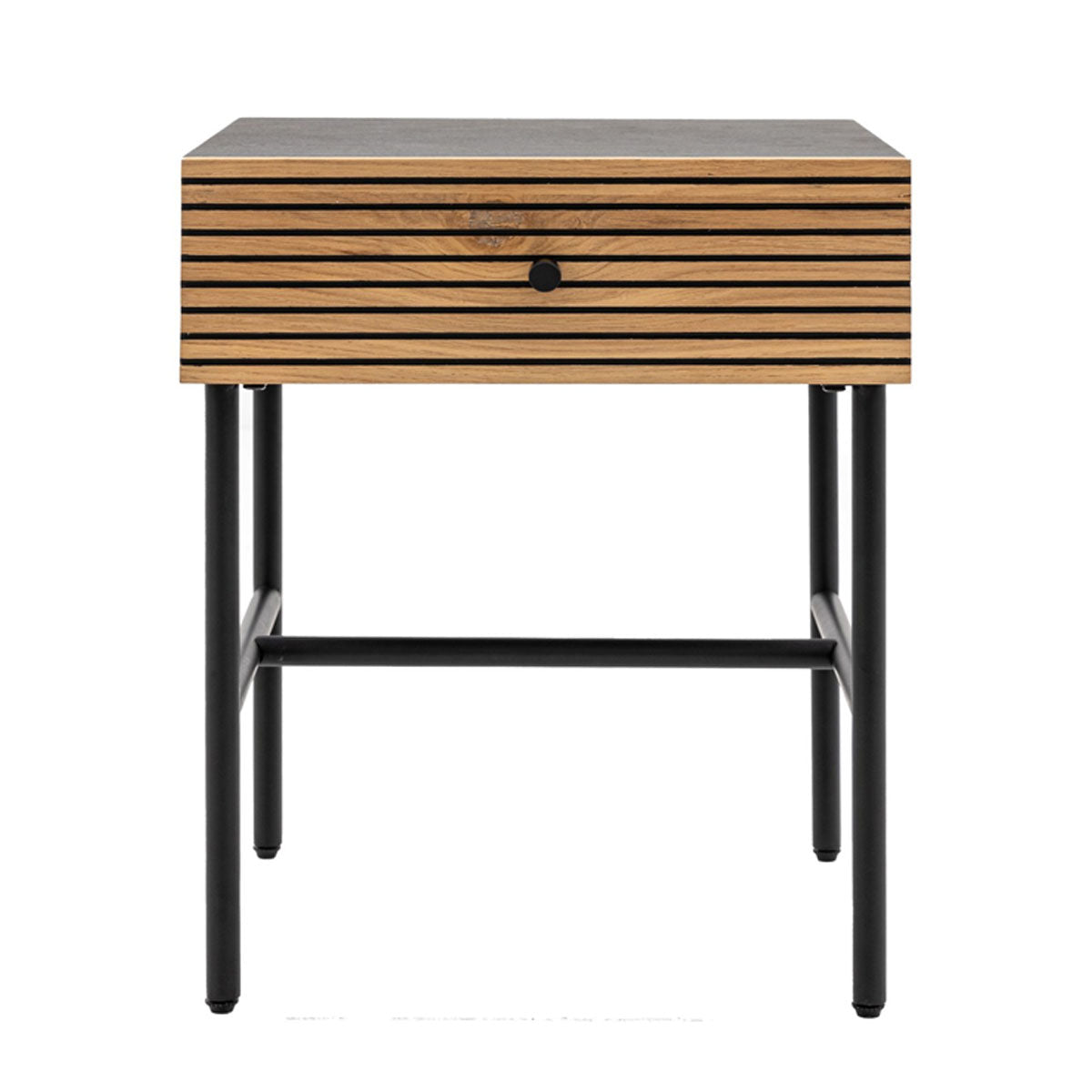 Gallery Direct Hyland 1 Drawer Bedside 400x400x500mm