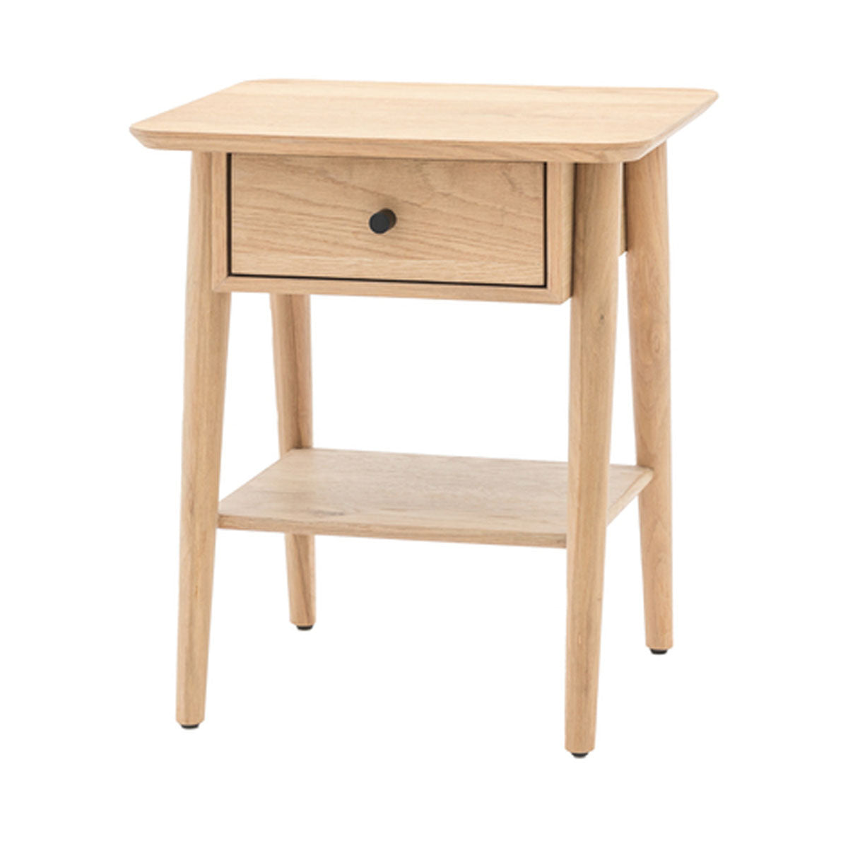 Gallery Direct Hatfield 1 Drawer Bedisde Natural 450x400x500mm