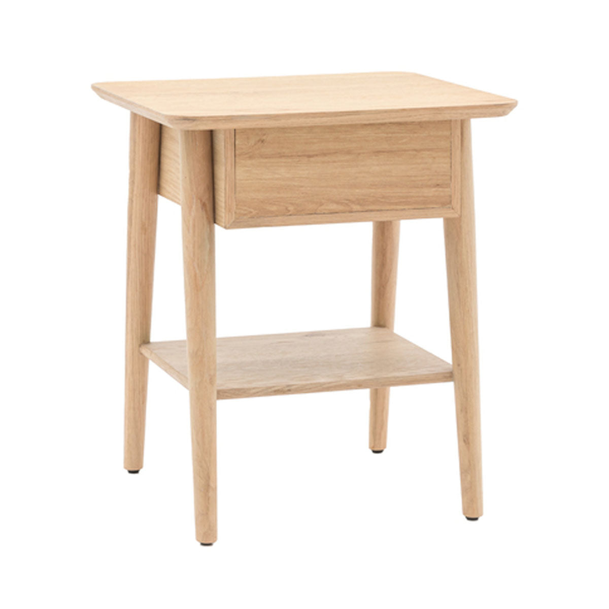 Gallery Direct Hatfield 1 Drawer Bedisde Natural 450x400x500mm