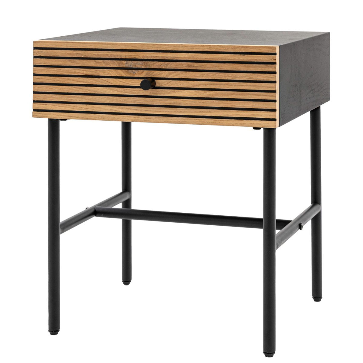 Gallery Direct Hyland 1 Drawer Bedside 400x400x500mm