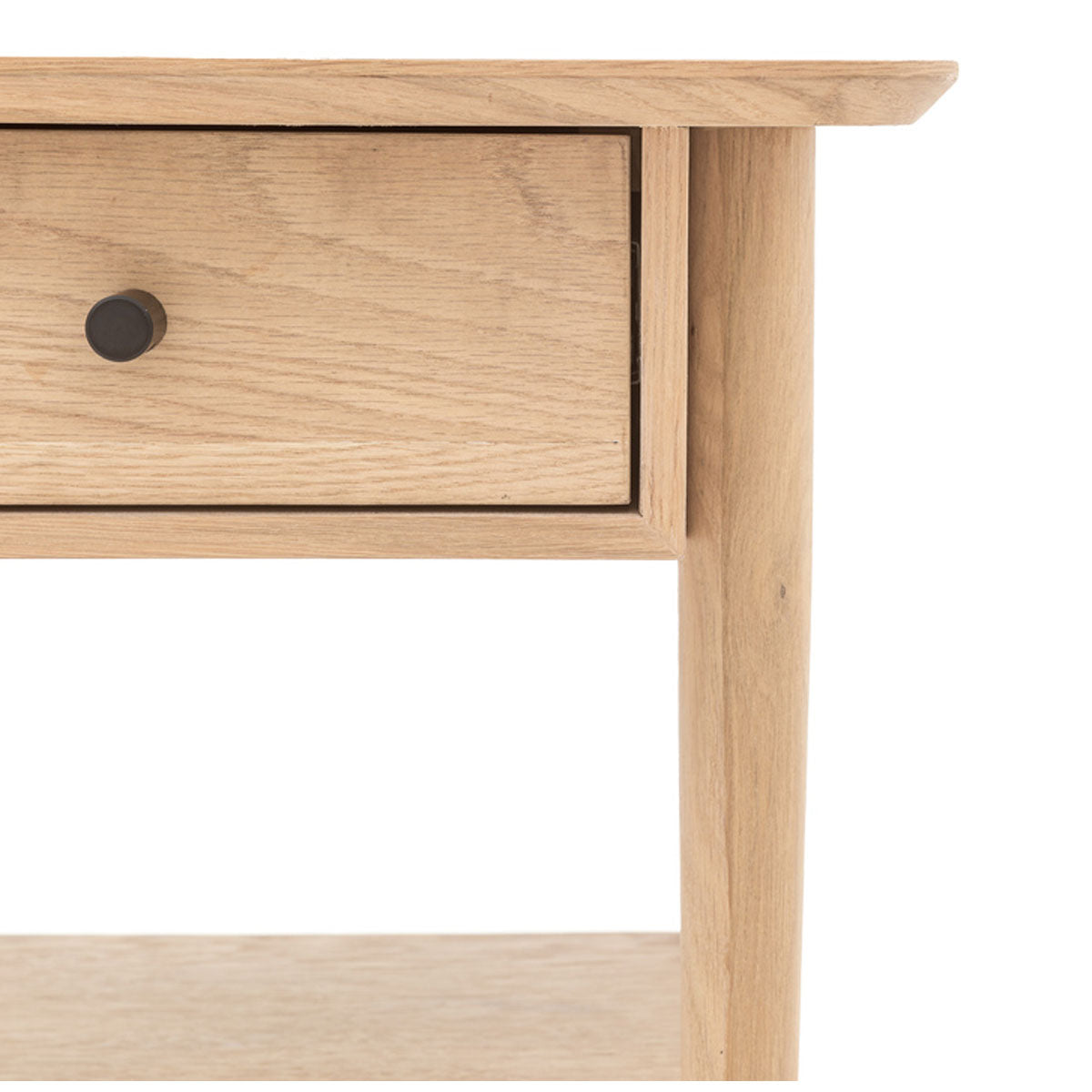 Gallery Direct Hatfield 1 Drawer Bedisde Natural 450x400x500mm