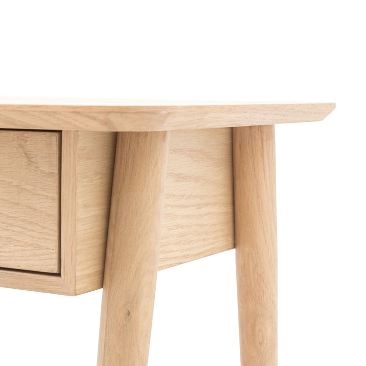 Gallery Direct Hatfield 1 Drawer Bedisde Natural 450x400x500mm