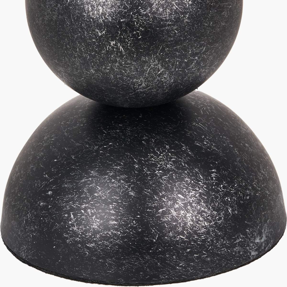 Pacific Lifestyle Vala Graphite Metal Textured Effect Ball Table Lamp