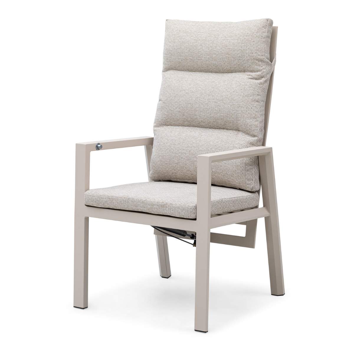 Maze - Valencia Reclining 6-8 Seat Aluminium Extending Garden Dining Set - Latte