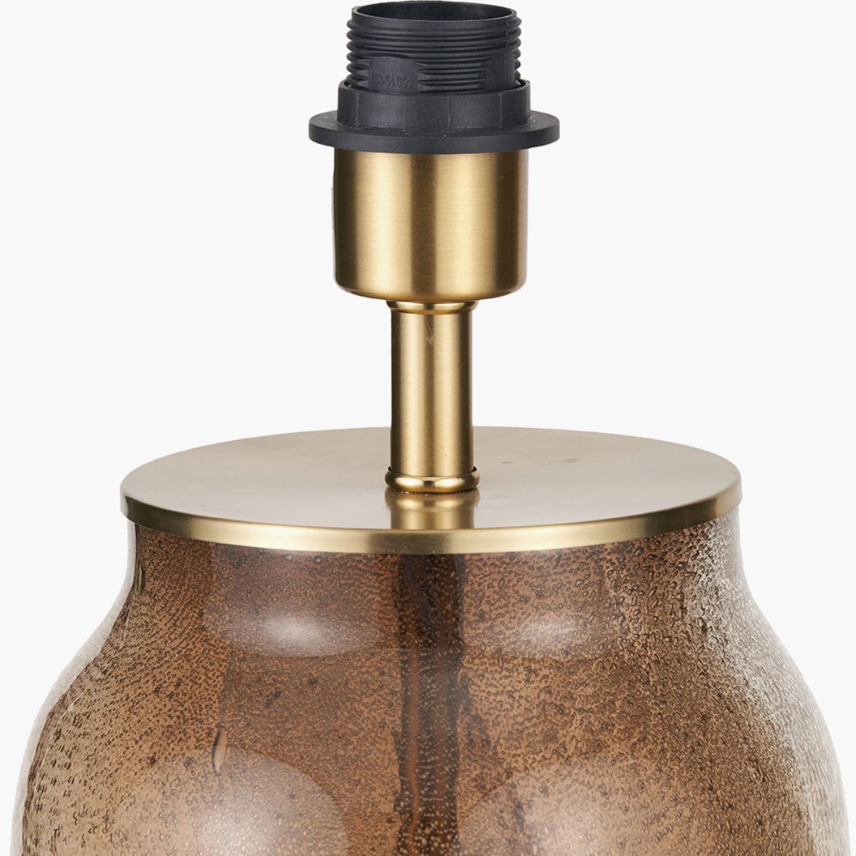 Pacific Lifestyle Valtellina Brown and Green Glass Table Lamp Base