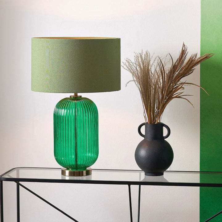 Designers Guild Varese Table Lamp Emerald