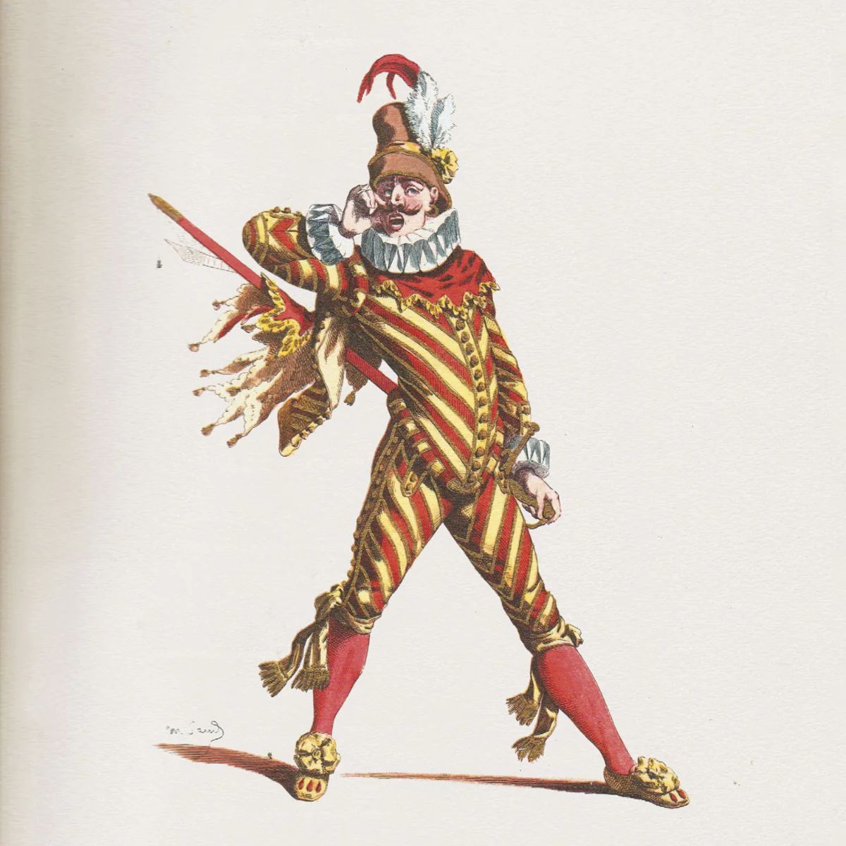 Villari Venetian Mask - Captain Terror