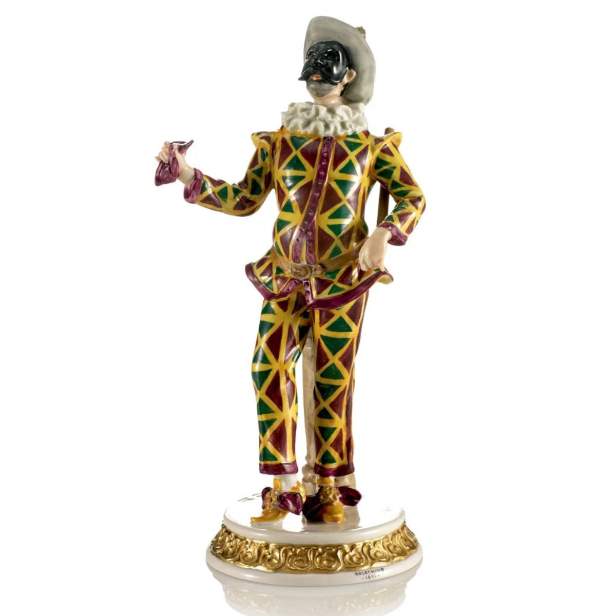 Villari Venetian Mask - Harlequin