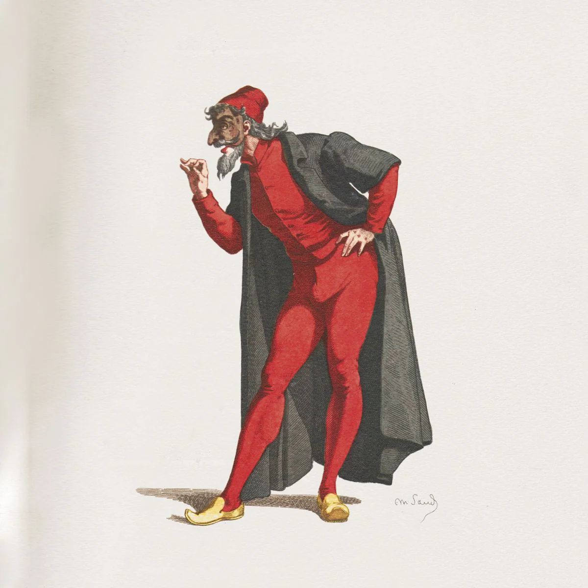 Villari Venetian Mask - Pantalone