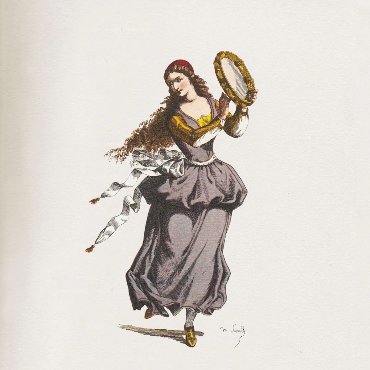 Villari Venetian Mask - The Dancer