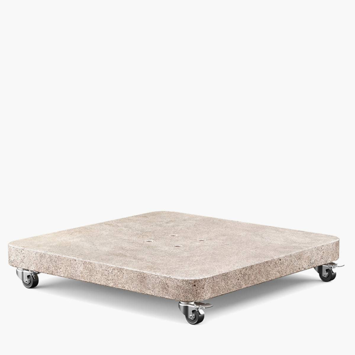 Pacific Lifestyle Venezia Sandstone Round Edge Granite 90KG Wheeled Parasol Base