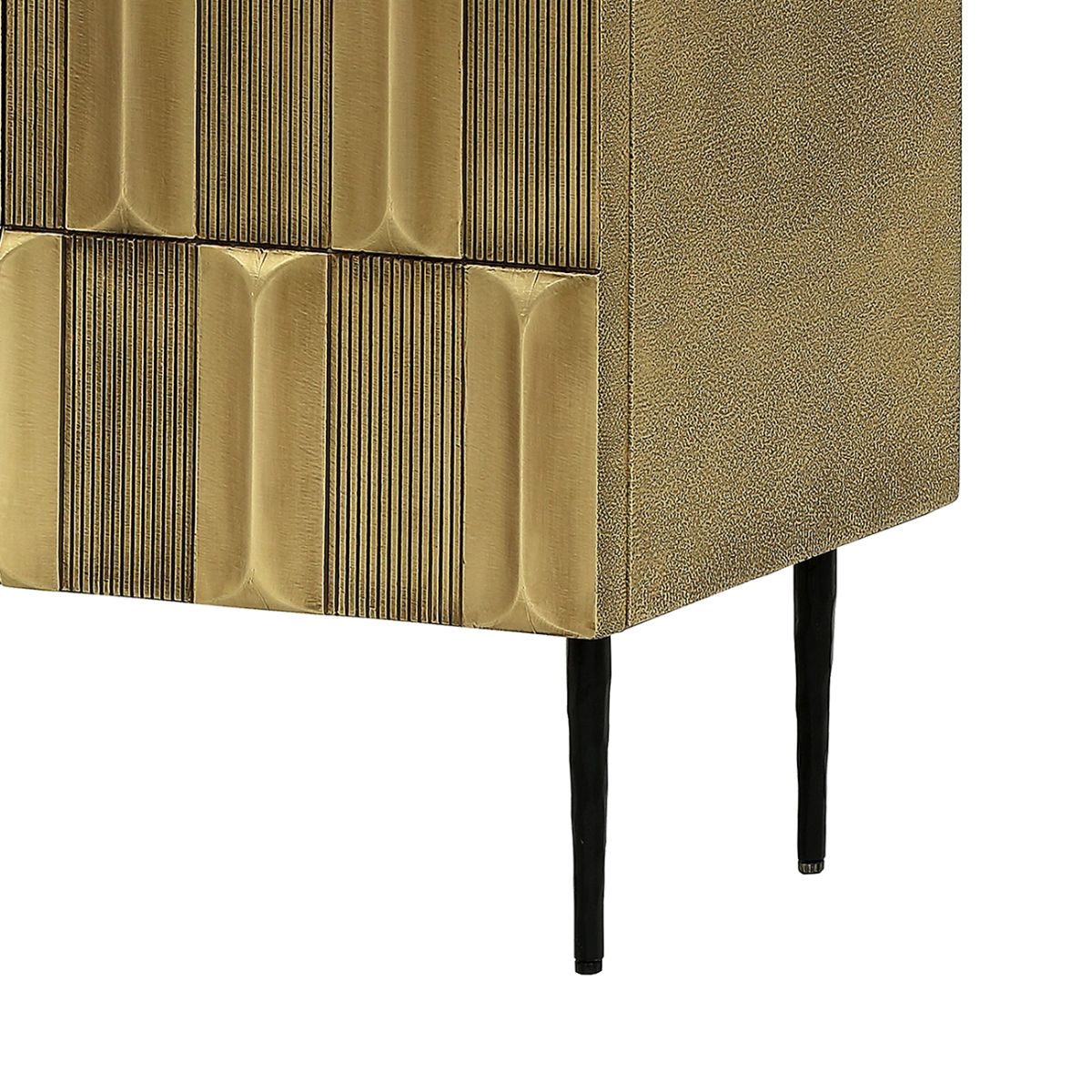 Libra Interiors Verano Brass 2 Door Cabinet