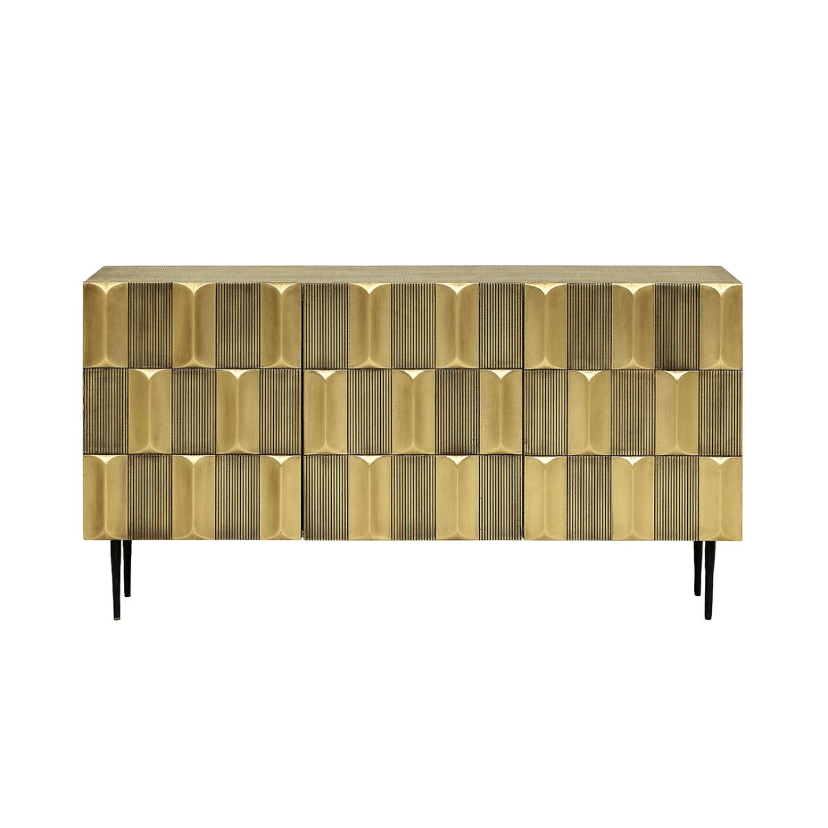 Libra Interiors Verano Large Brass Sideboard