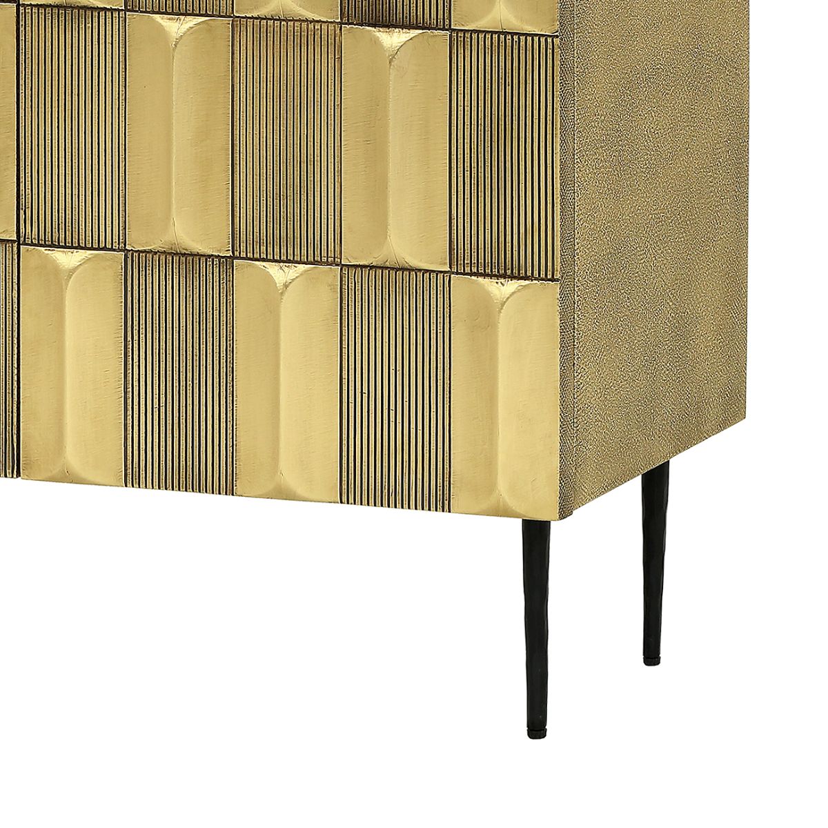 Libra Interiors Verano Large Brass Sideboard