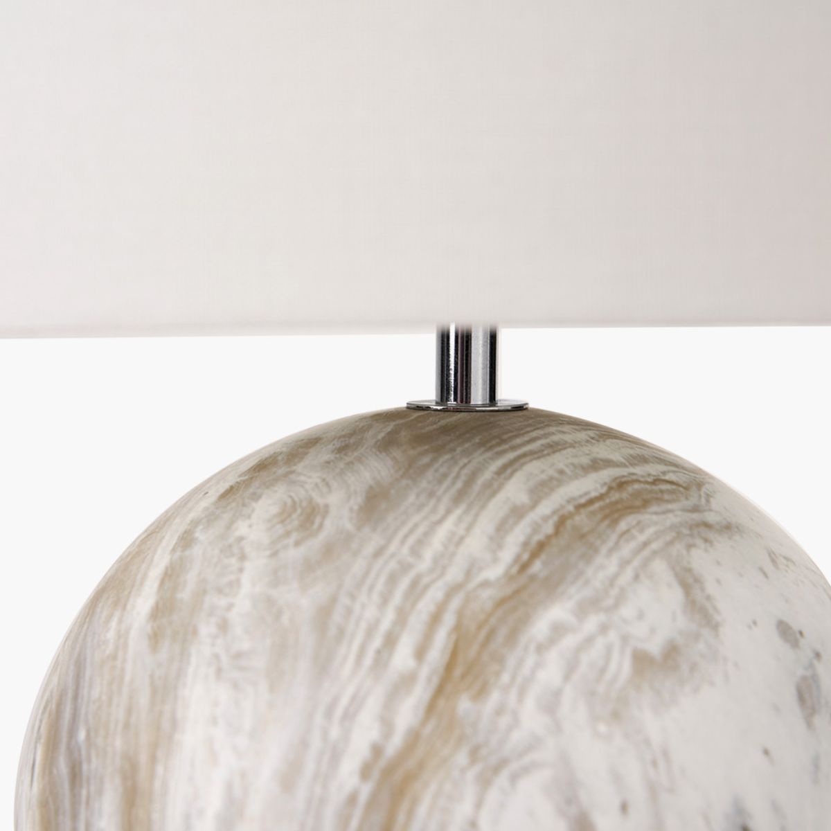 Pacific Lifestyle Viejo Grey Stone Effect Ceramic Table Lamp