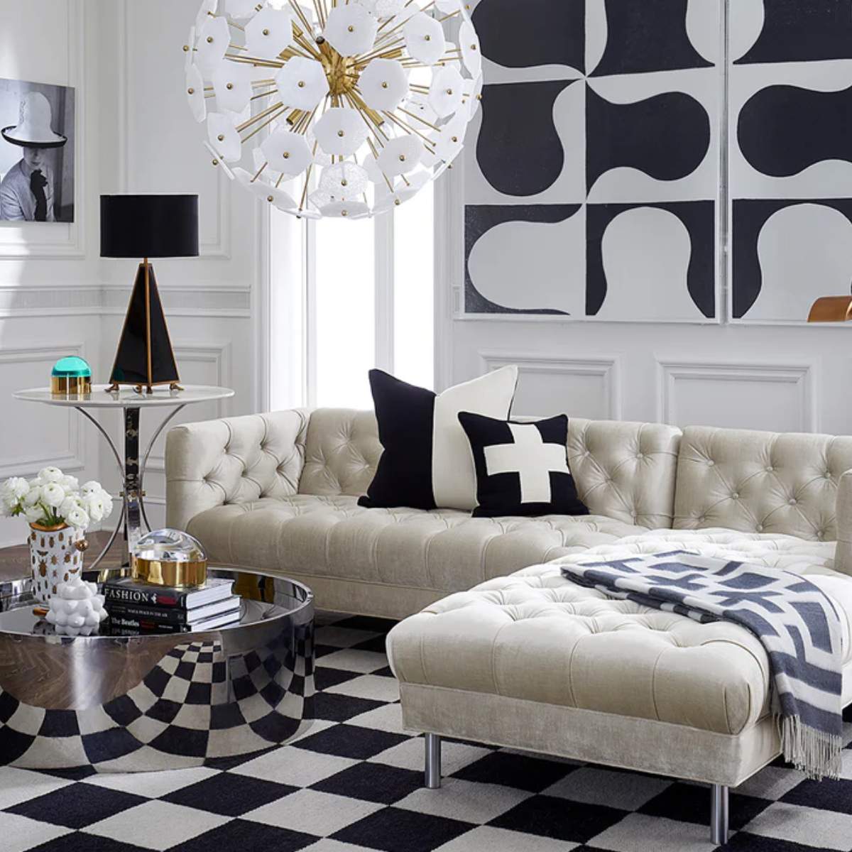 Jonathan Adler Vienna Large Globe Chandelier