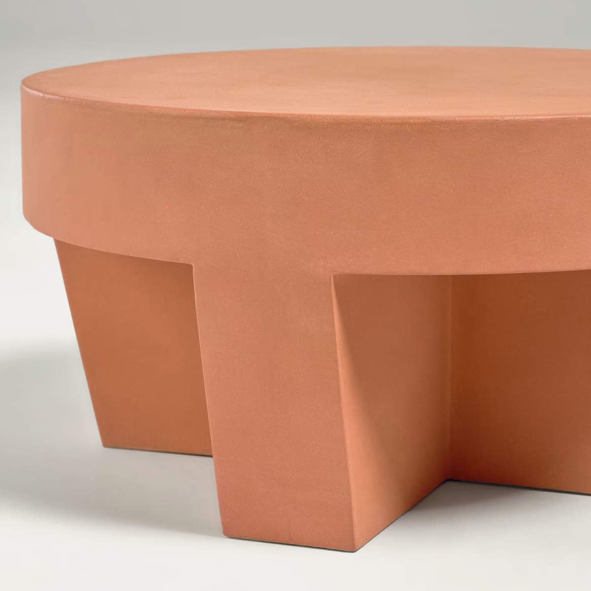 Kave Home Vilena round outdoor terracotta coffee table, Ø 60 cm