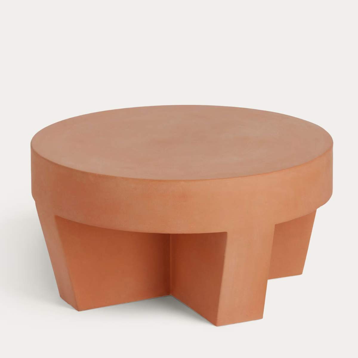 Kave Home Vilena round outdoor terracotta coffee table, Ø 60 cm