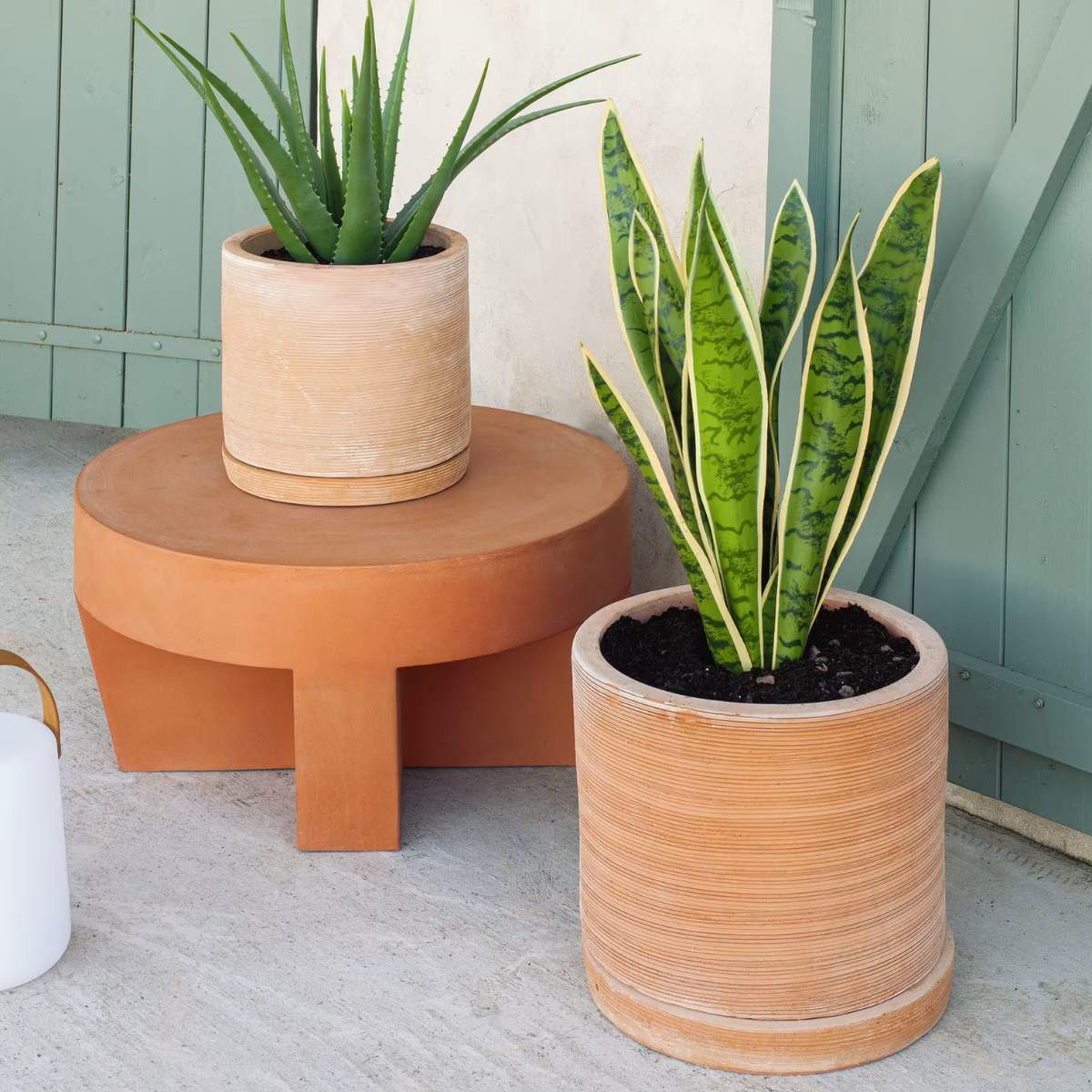 Kave Home Vilena round outdoor terracotta coffee table, Ø 60 cm