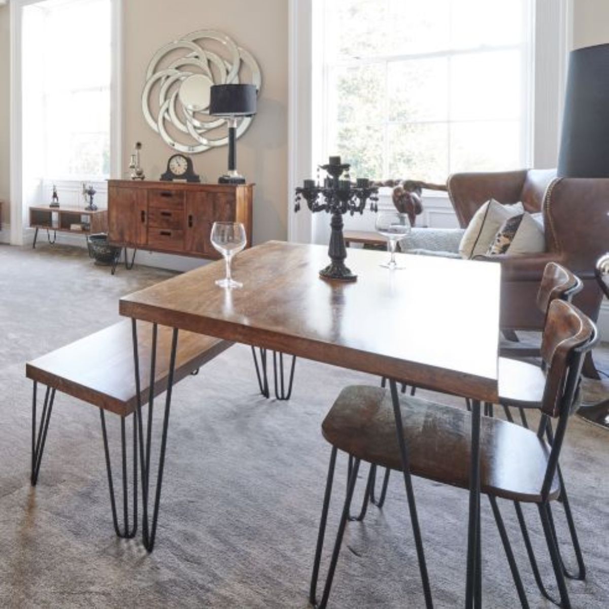 Trade Furniture Vintage 140cm Dining Table