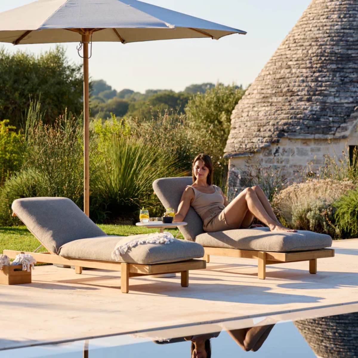 Cane-line Vista Sunbed