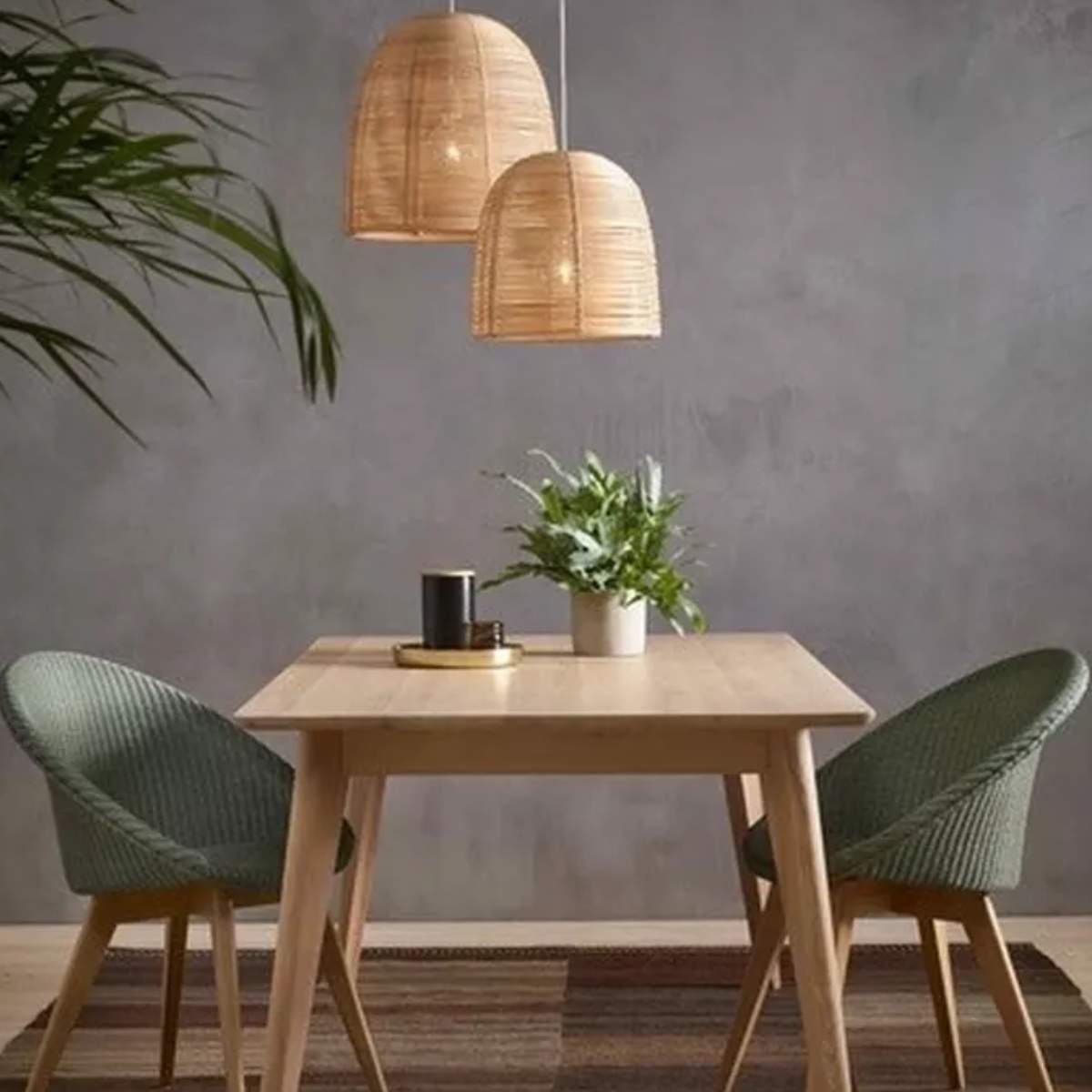 Vincent Shepherd  Vivi Rattan Hanging Lamp