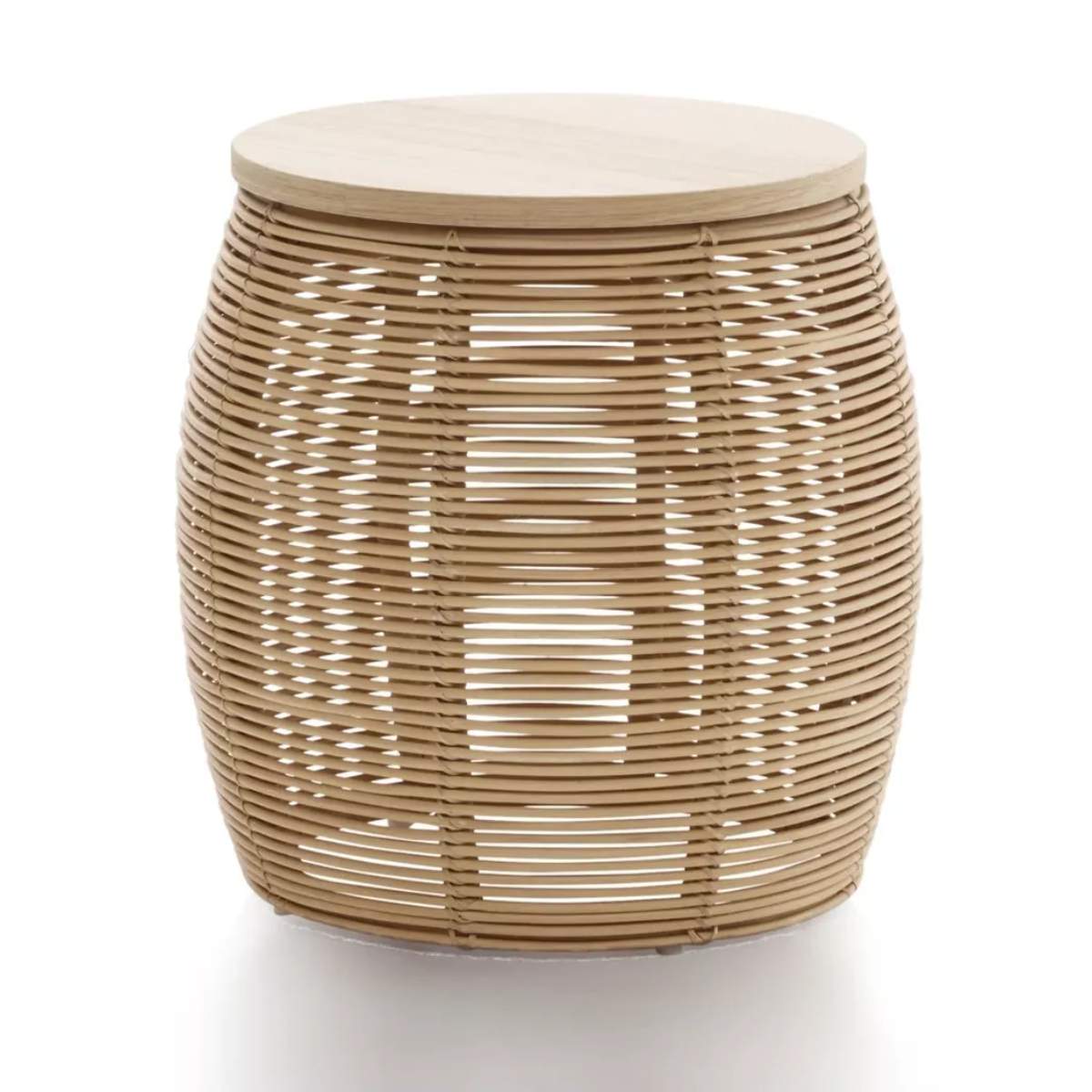 Vincent Shepherd Vivi Rattan Side Table Dia 46