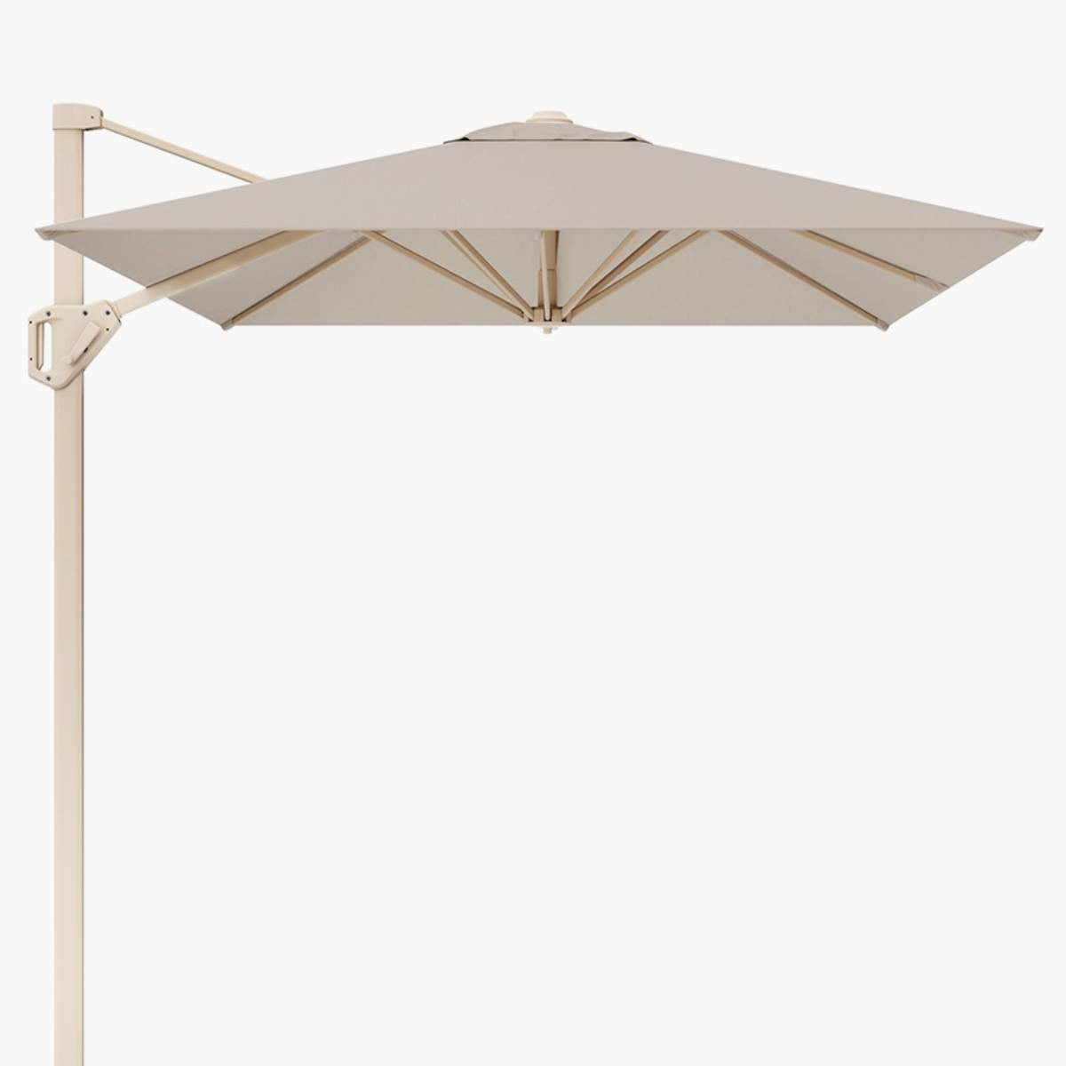 Pacific Lifestyle Voyager T1 3m x 2m Rectangular Sandstone / Champagne Free Arm Parasol