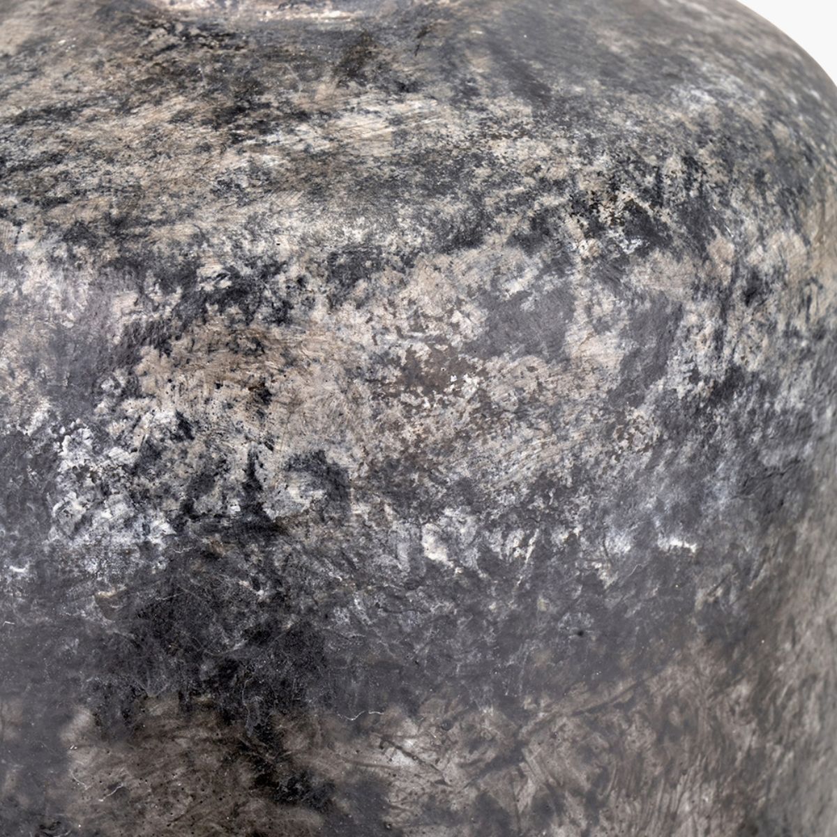 Pacific Lifestyle Vulcan Textured Volcanic Effect Grey Small Stoneware Table Lamp Base