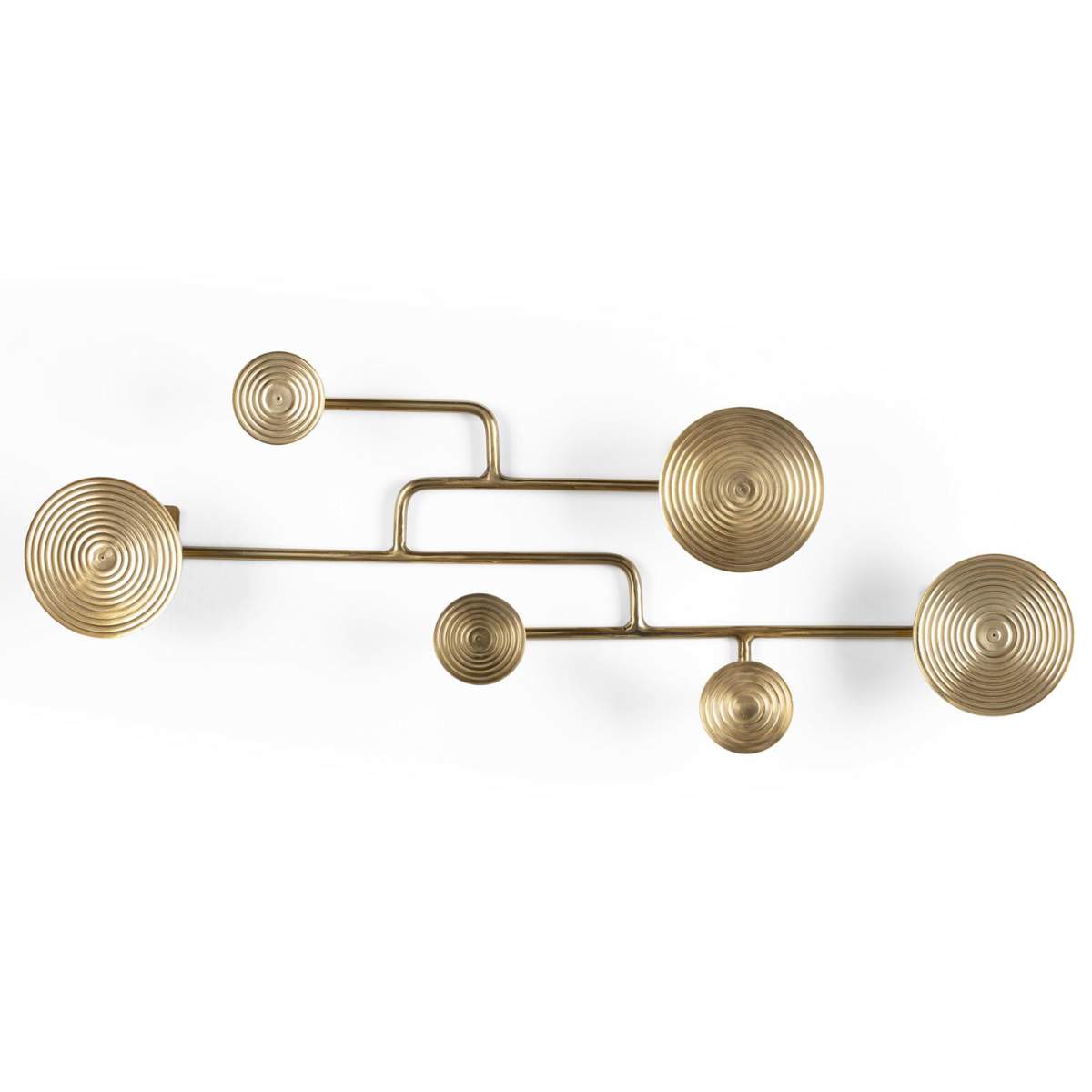 Bold Monkey Wall Coat Rack Hypnotising Brass