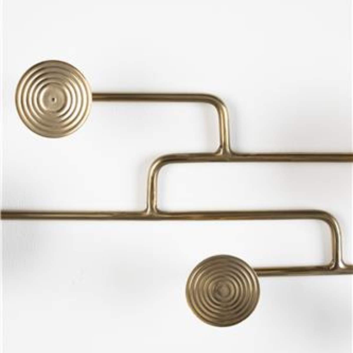 Bold Monkey Wall Coat Rack Hypnotising Brass