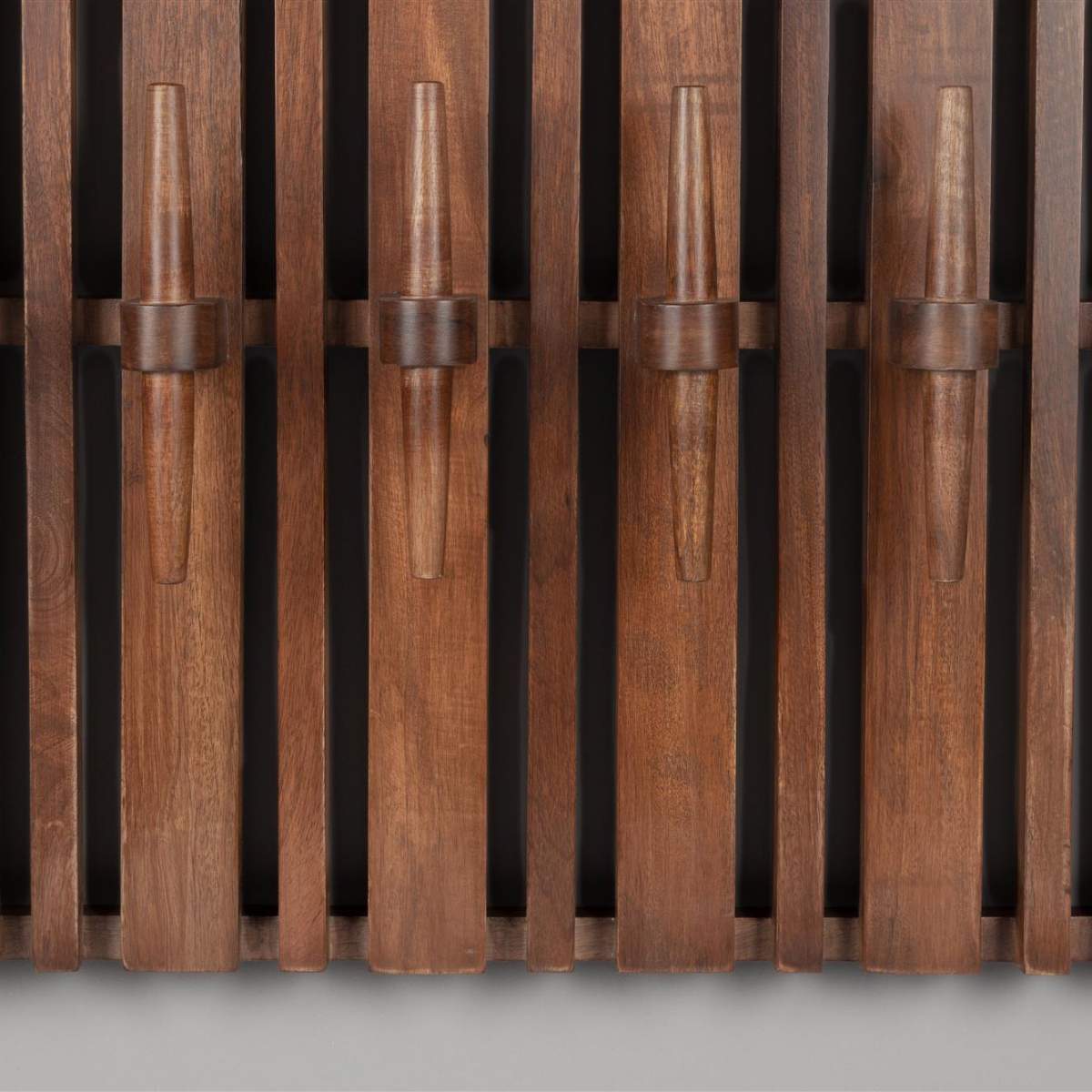 Dutch Bone Wall Coat Rack Shelf Jakub Walnut
