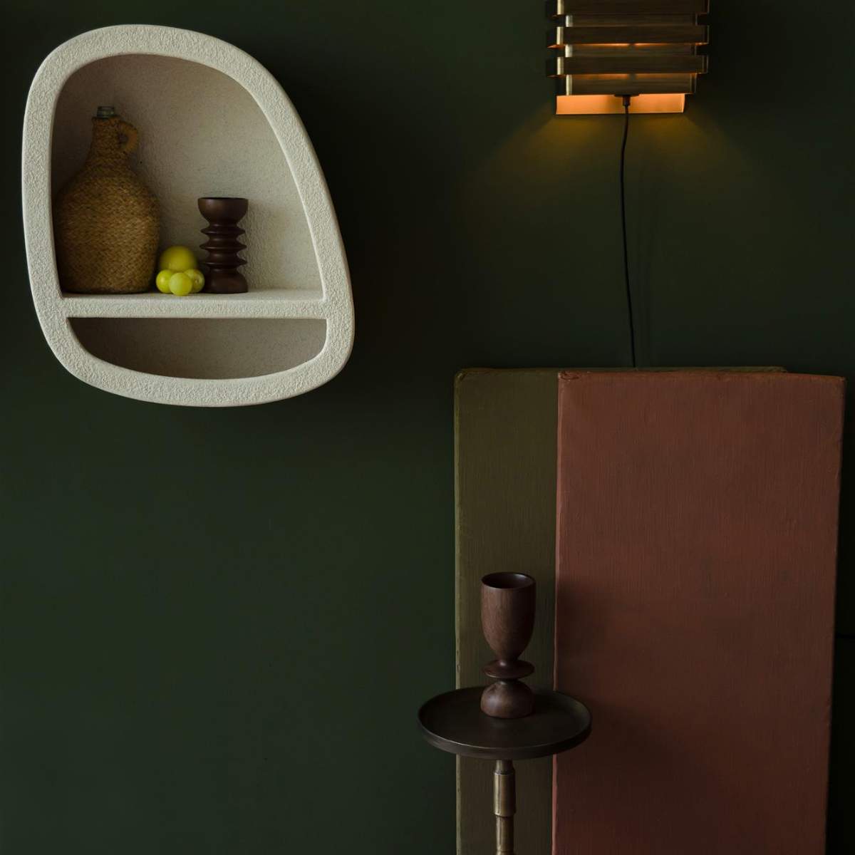 Dutch Bone Wall Shelf Veda 2 Shelves