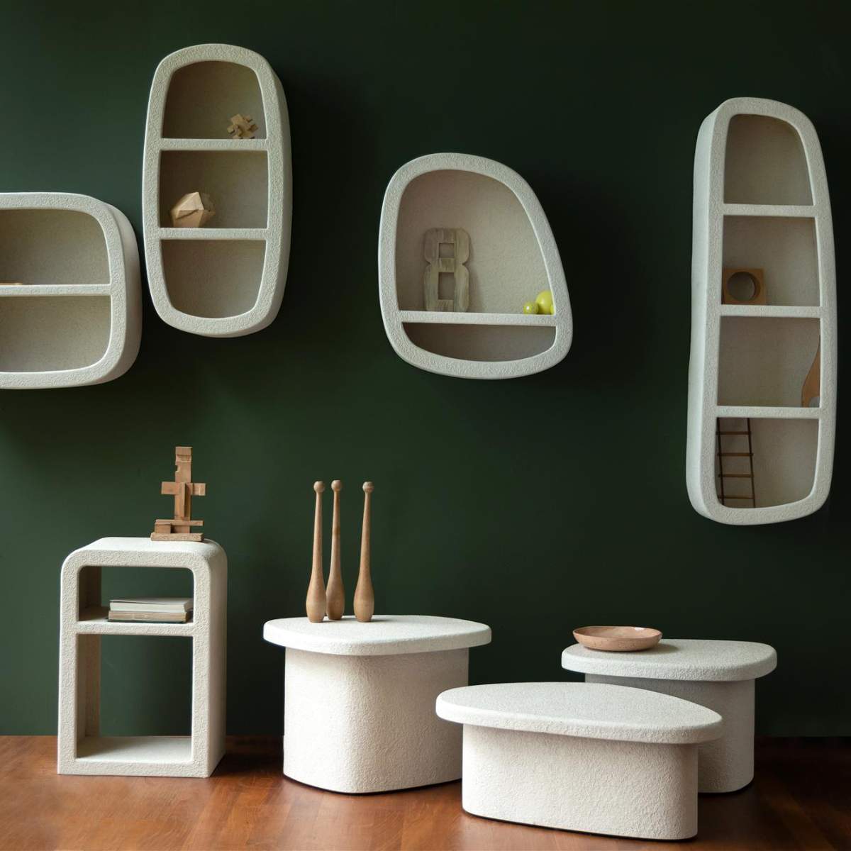 Dutch Bone Wall Shelf Veda 2 Shelves