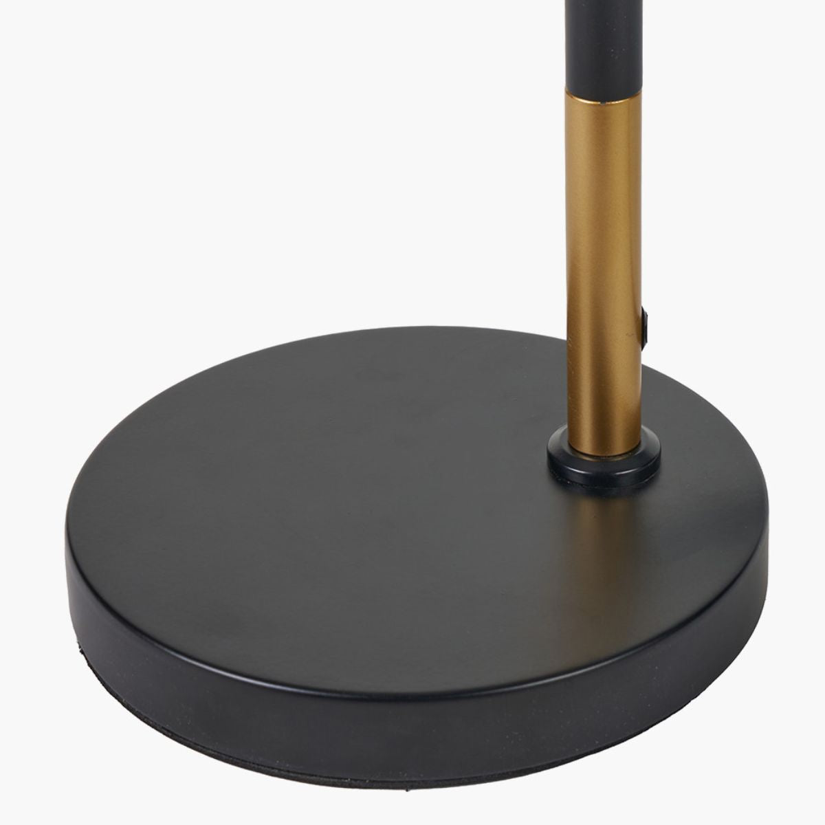 Pacific Lifestyle Wanda White Orb and Black Metal Table Lamp