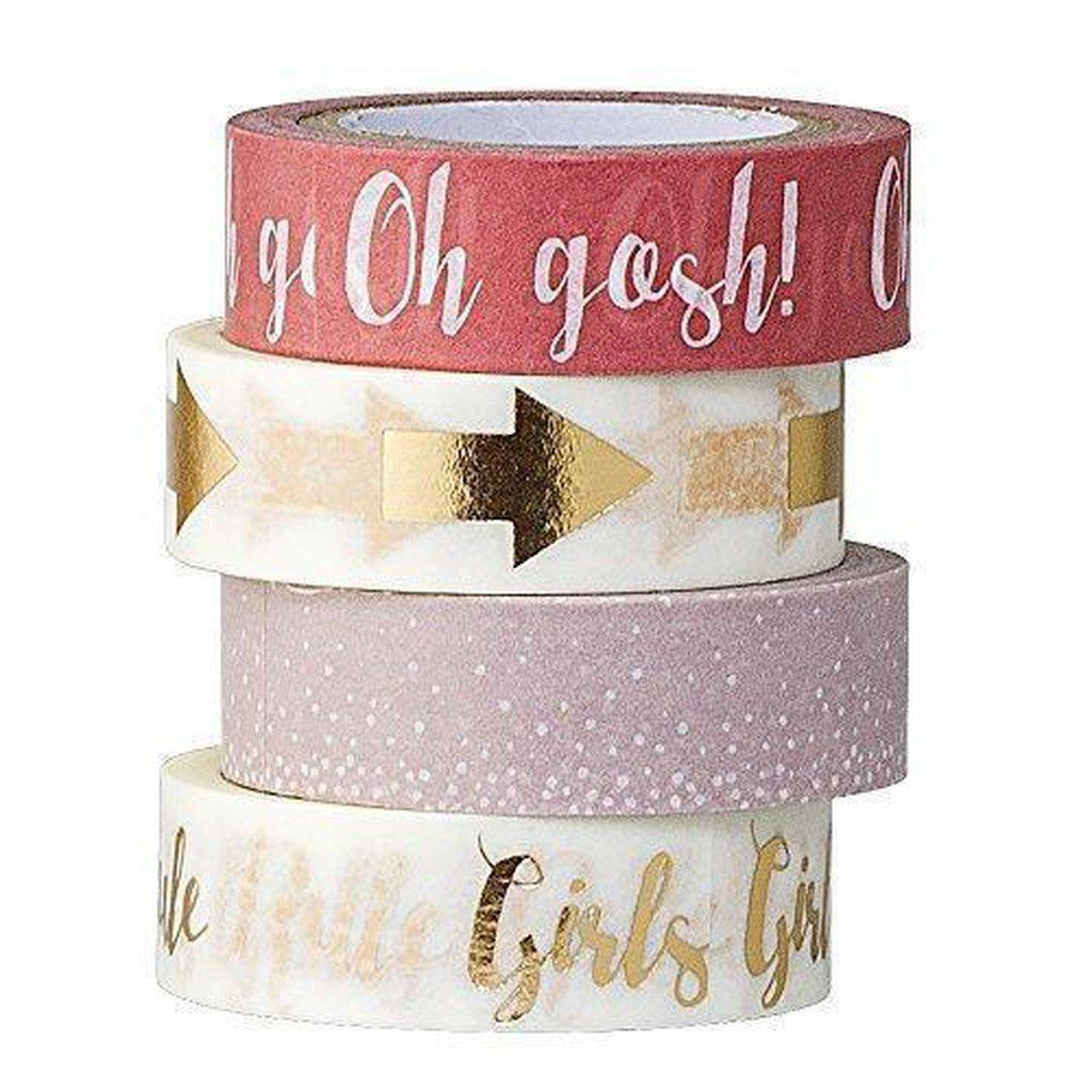 Washi Crafting Tape Gold Pinks Set - Bloomingville-Beaumonde