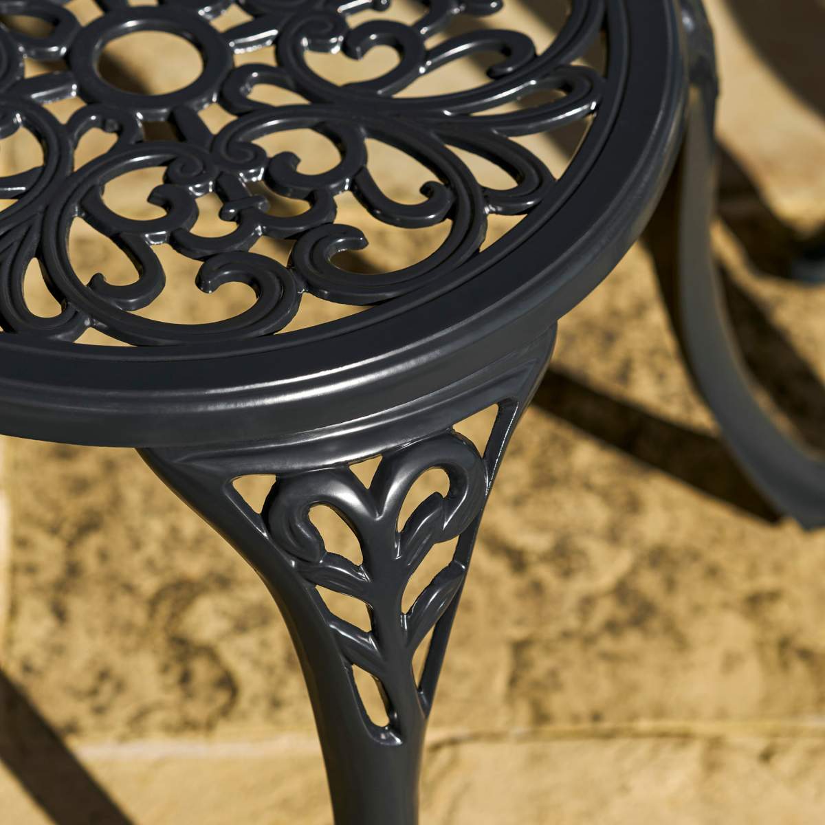 Garden Trading Watemoor Bistro Set Carbon