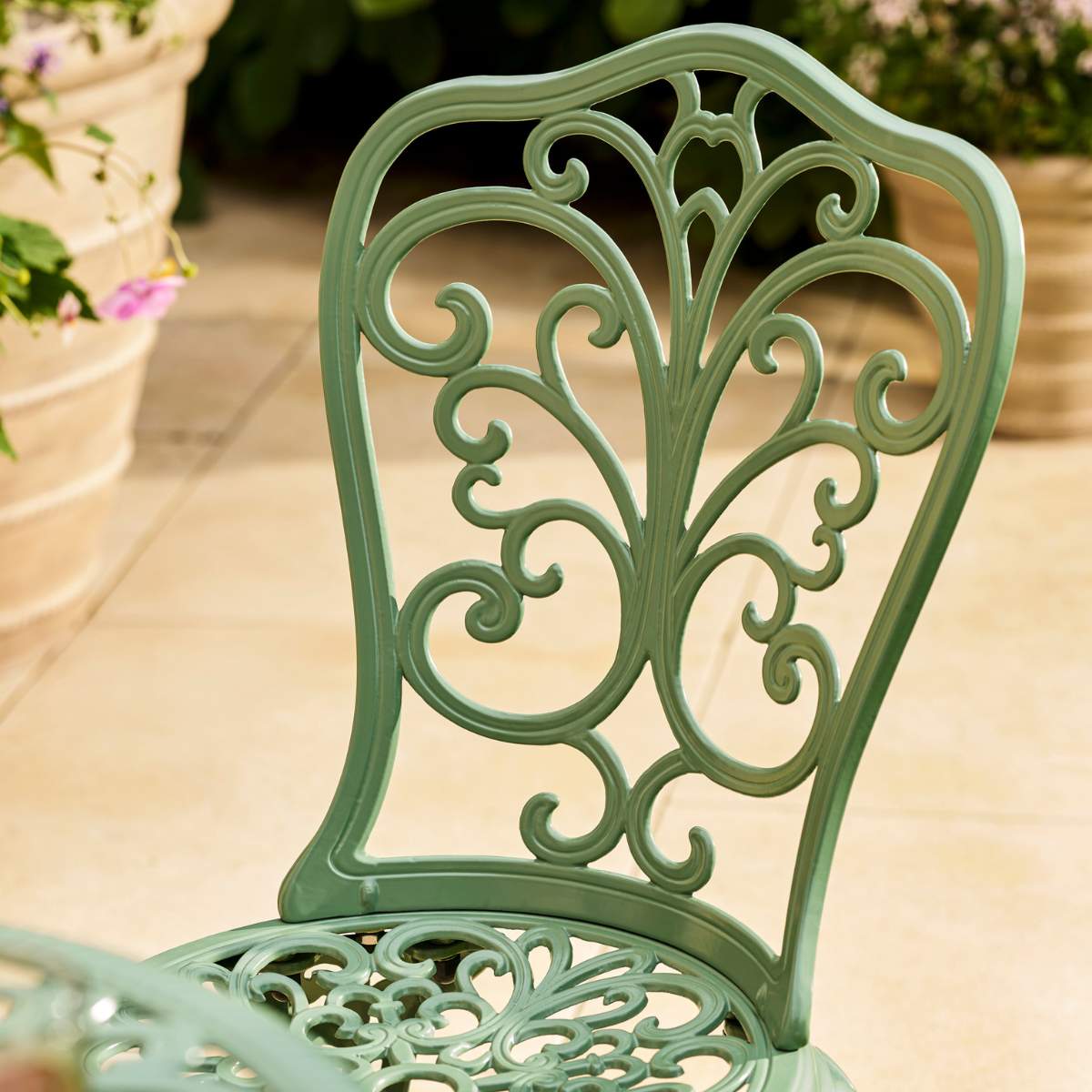 Garden Trading Watemoor Bistro Set Thistle Green
