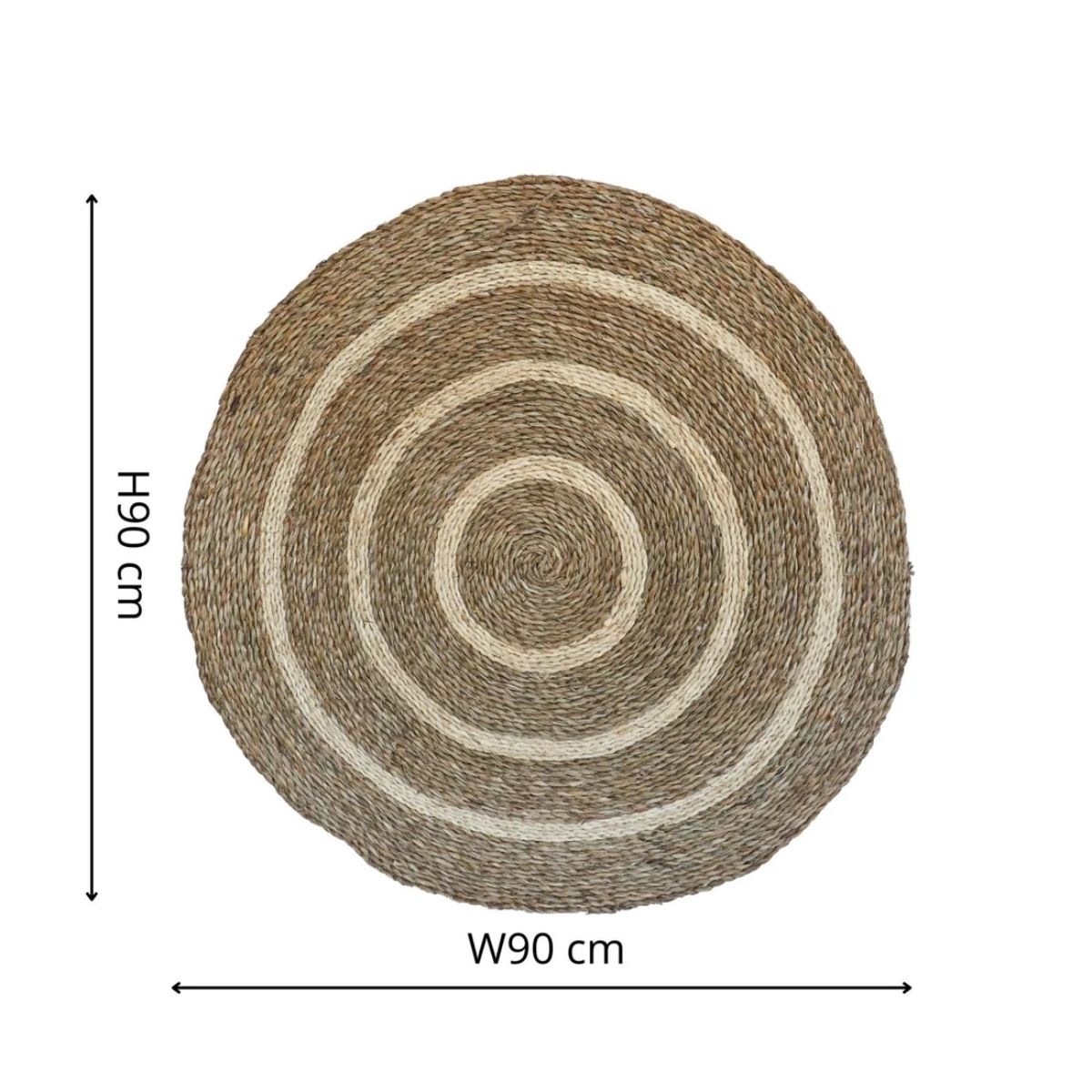 Ivyline Seagrass Mat Spiral 90Cm