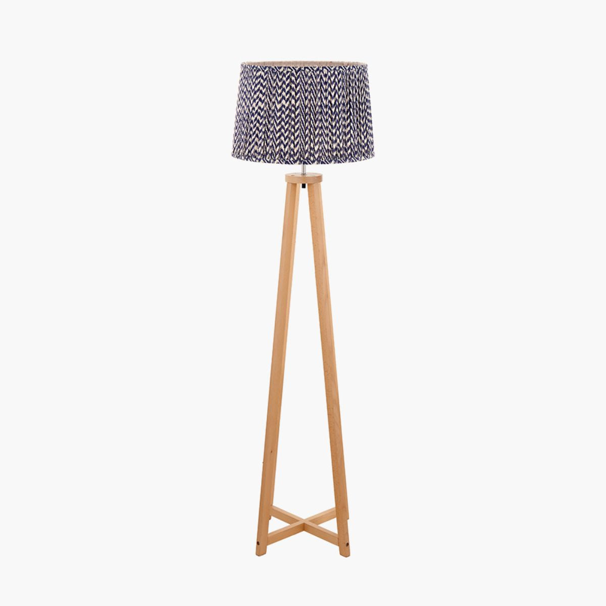 Pacific Lifestyle Whitby Natural Wood Tapered 4 Post Floor Lamp Base
