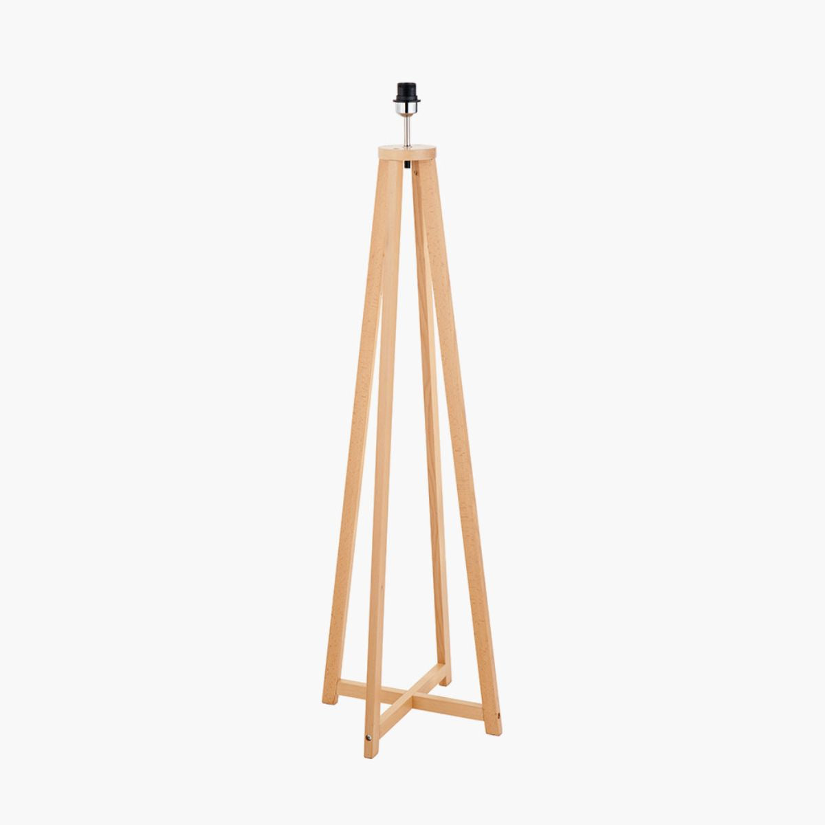 Pacific Lifestyle Whitby Natural Wood Tapered 4 Post Floor Lamp Base